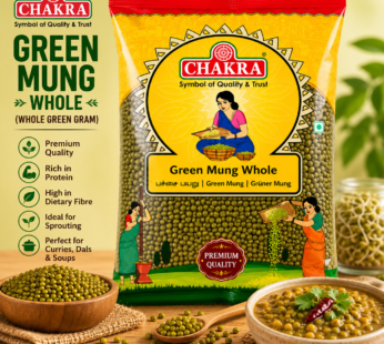 Chakra Green Mung Whole 1kg