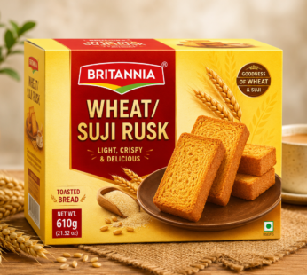Britannia Wheat/Suji Rusk 610 gm