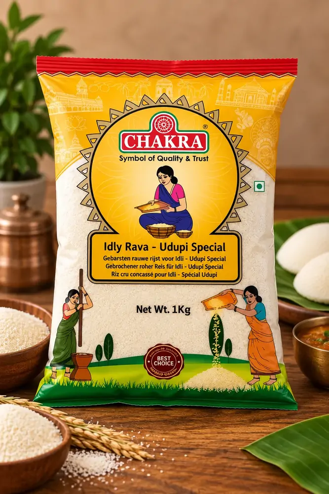 Chakra Idly Rava – Udupi Special 1kg