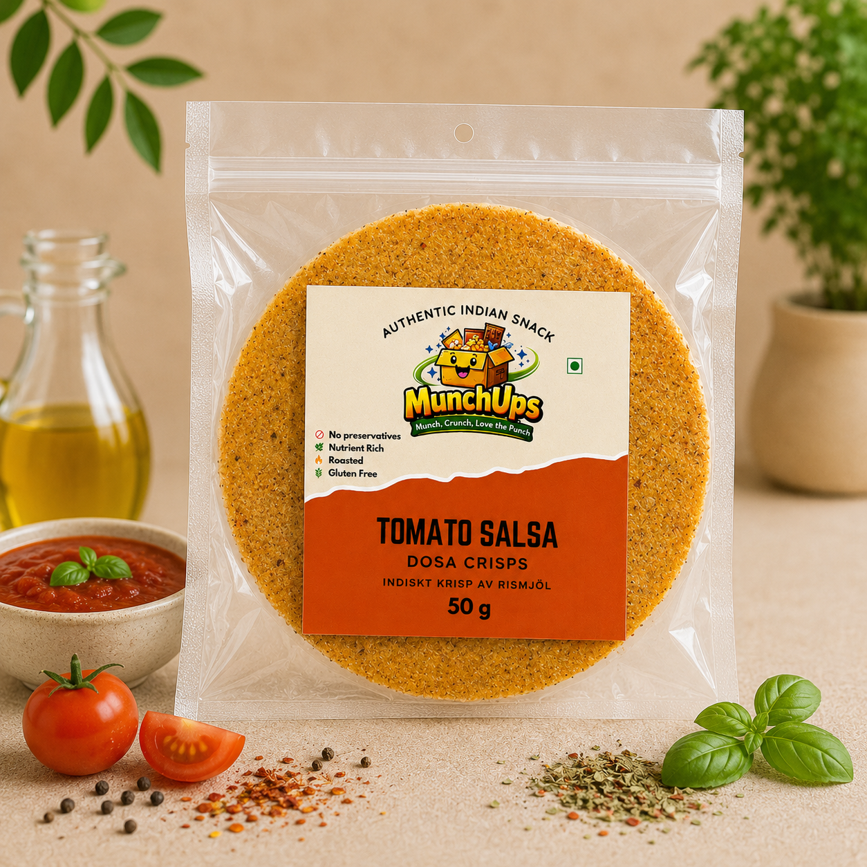Dosa Crisps - Tomato Salsa
