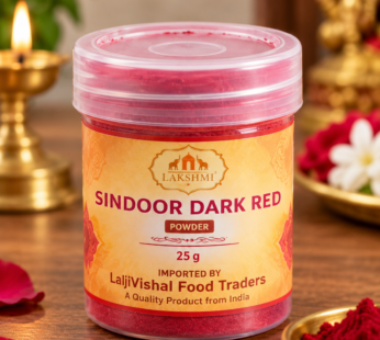 Lakshmi Sindoor Powder Dark Red 25g