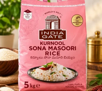 India Gate Kurnool Sona Masoori Rice 5kg